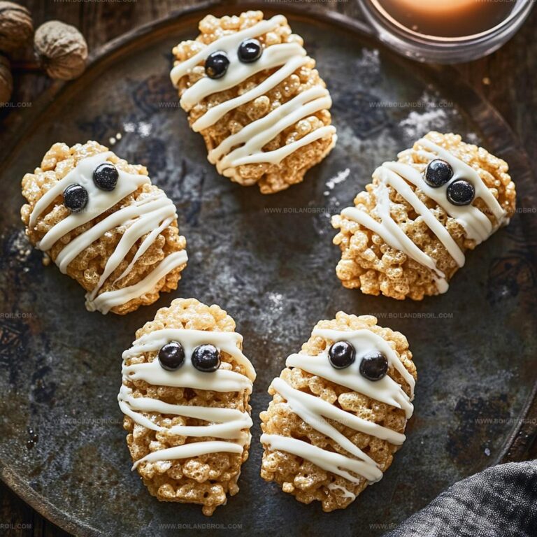 Rice Krispie Treat Mummies Recipe