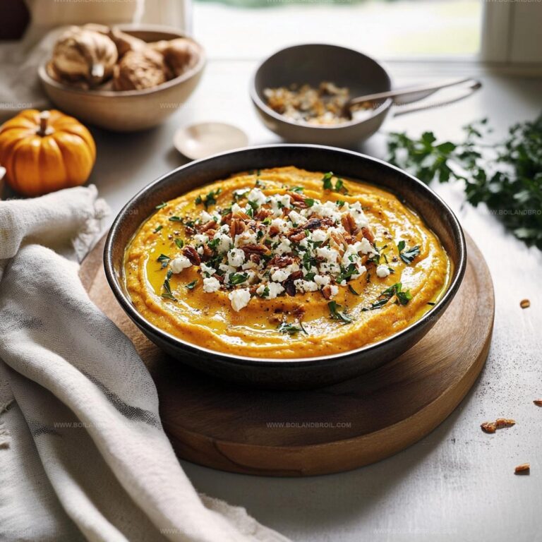 Savory Pumpkin Whipped Feta Dip Recipe