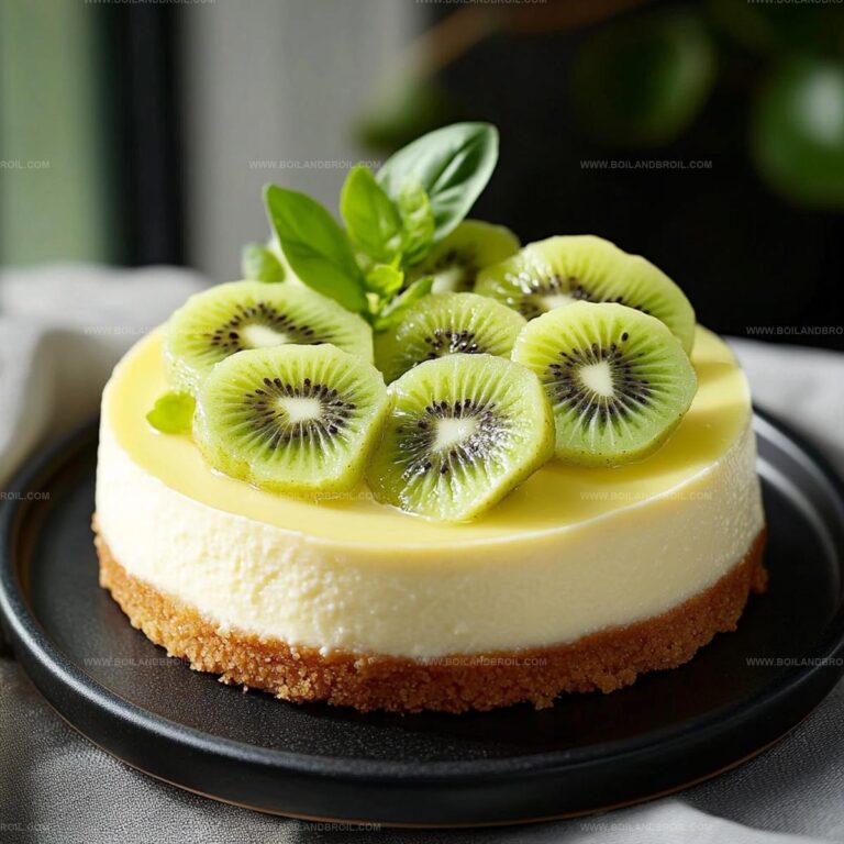 Refreshing Kiwi Cheesecake Recipe