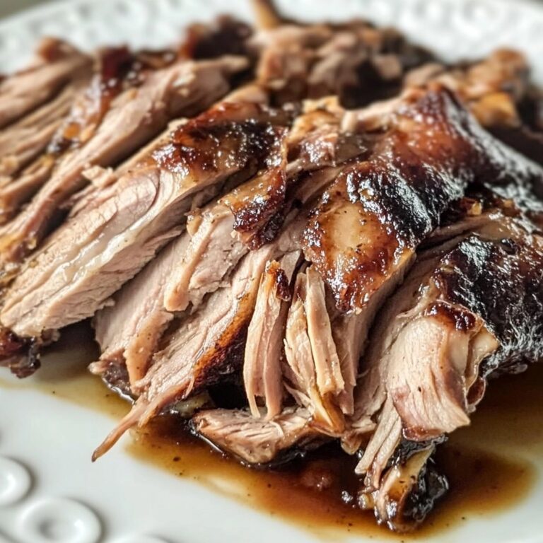 Slow Cooker Balsamic Brown Sugar Pork Roast Recipe