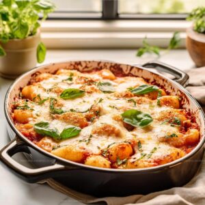 Cheesy Gnocchi Casserole Recipe