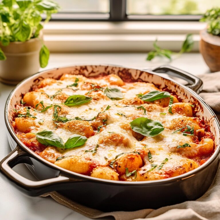 Cheesy Gnocchi Casserole Recipe