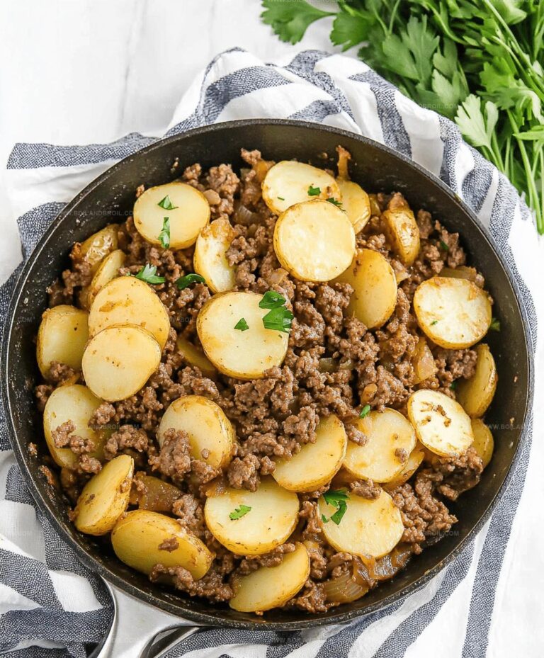 Ground Beef And Potatoes Skillet Recipe