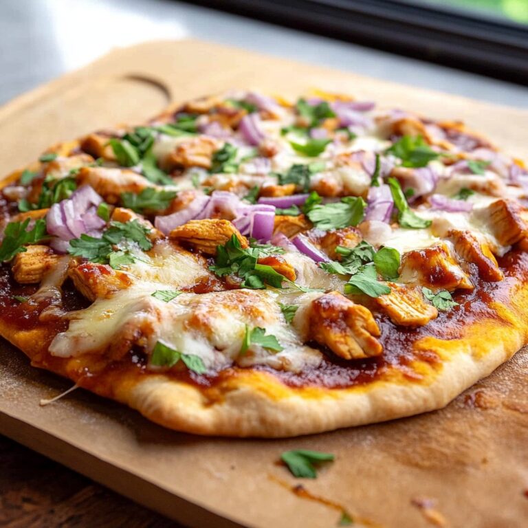 BBQ Chicken Flatbread Recipe