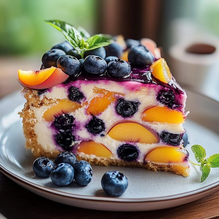 Peach Blueberry Cake Recipe