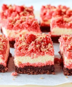 Strawberry Cheesecake Brownies Recipe