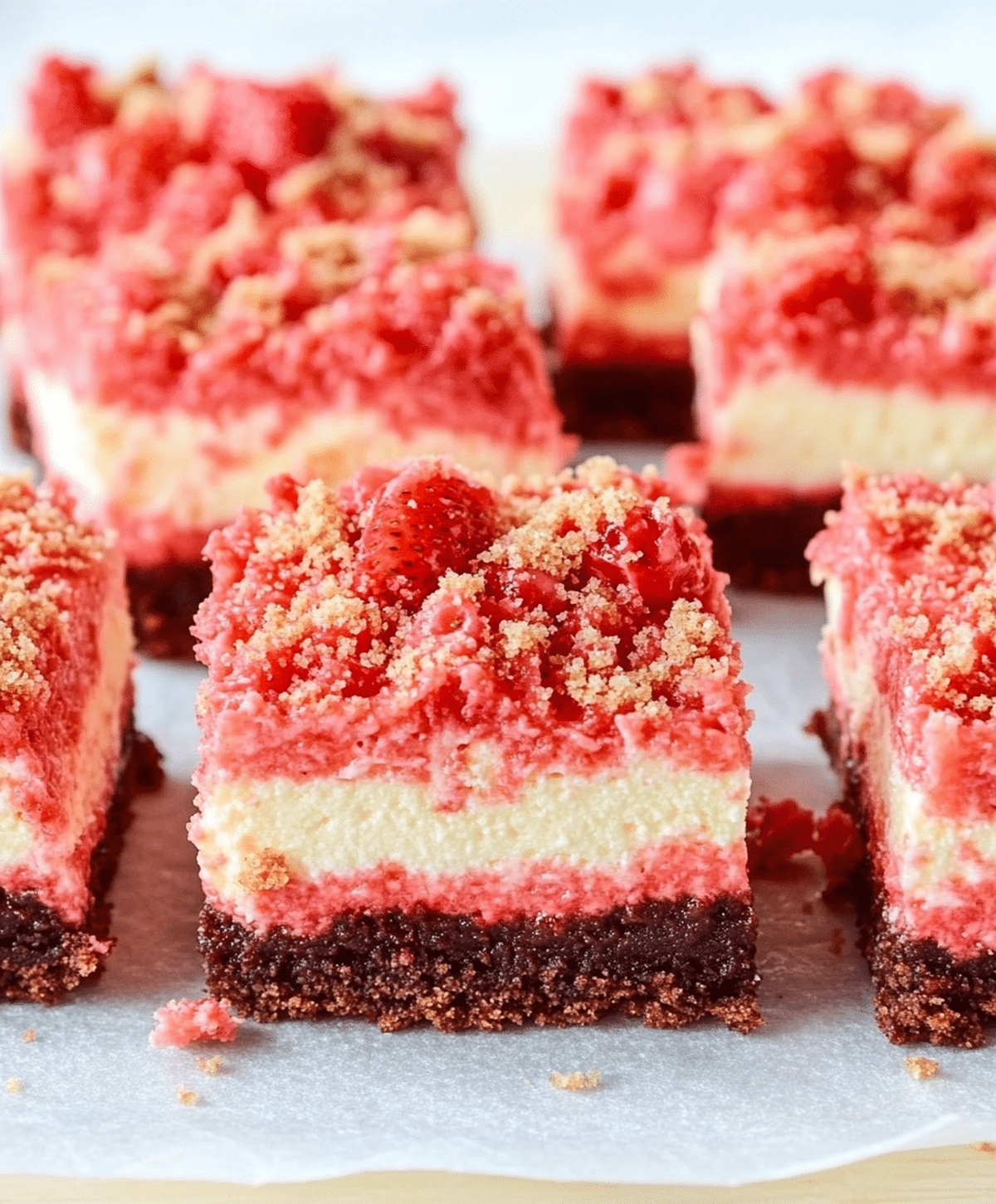 Strawberry Cheesecake Brownies Recipe