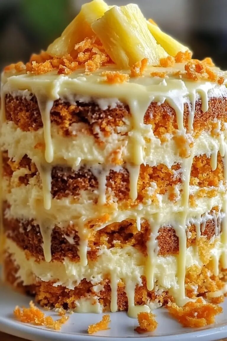Hawaiian Carrot Pineapple Cake Recipe
