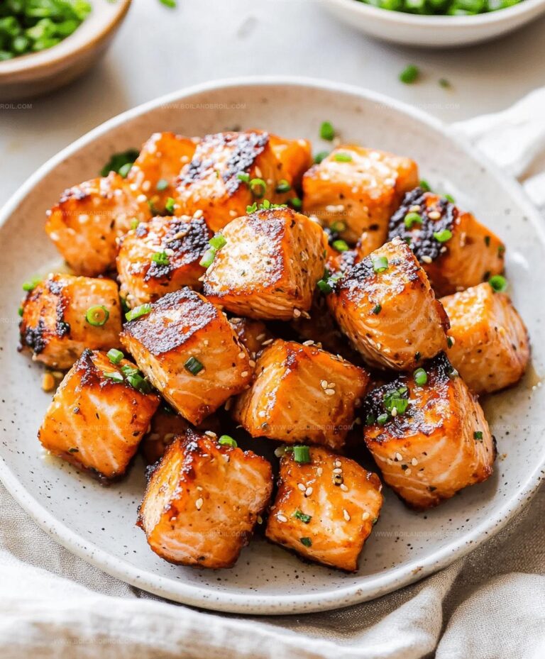 Air Fryer Salmon Bites Recipe