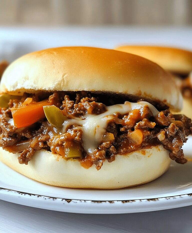 Philly Cheesesteak Sloppy Joes Recipe