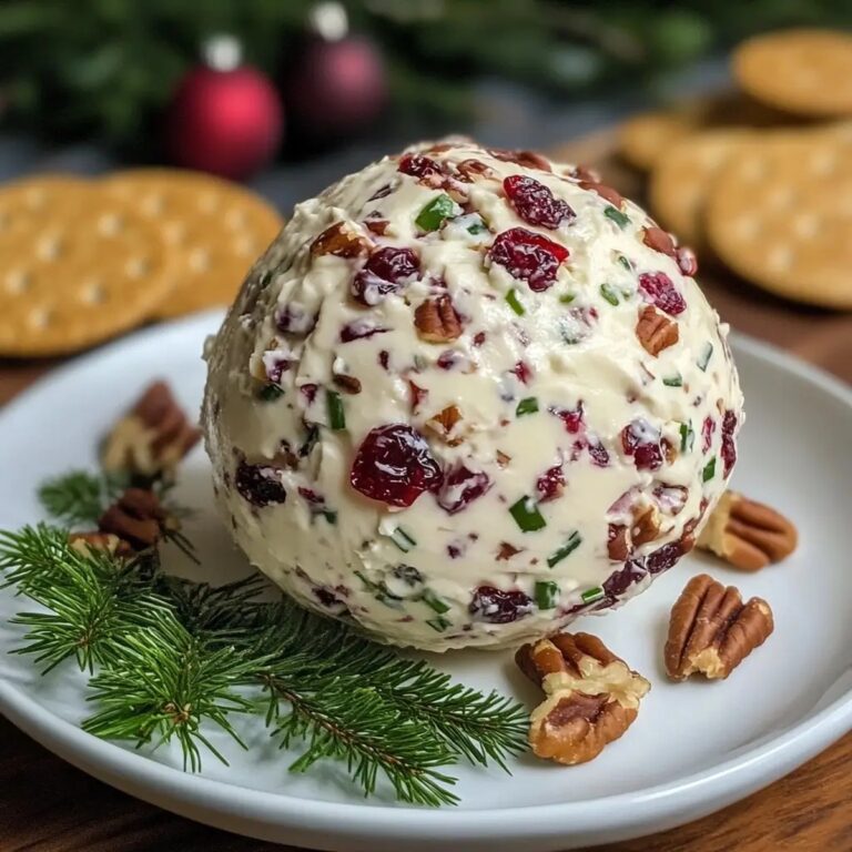 Cranberry Pecan Cheese Ball Recipe
