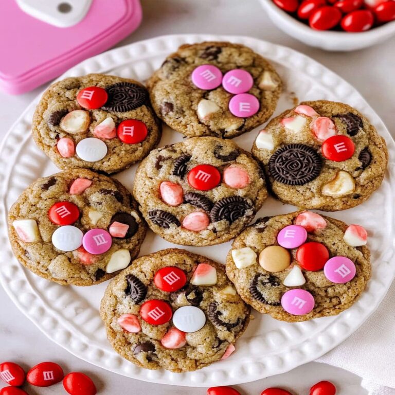Valentines Day Oreo M&Ms Cookies Recipe