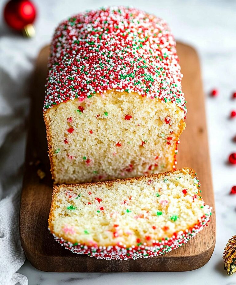 Christmas Sprinkle Buttermilk Bread Recipe