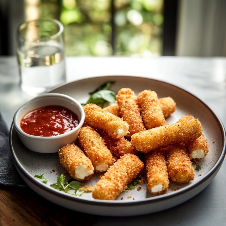Crispy Fried Mozzarella Sticks Recipe