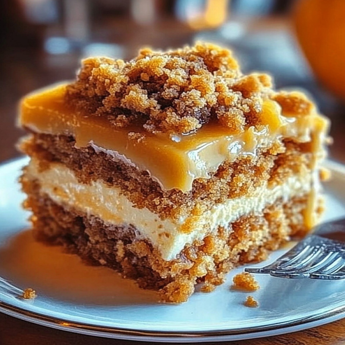 Homemade Pumpkin Spice Crumble Cake Recipe