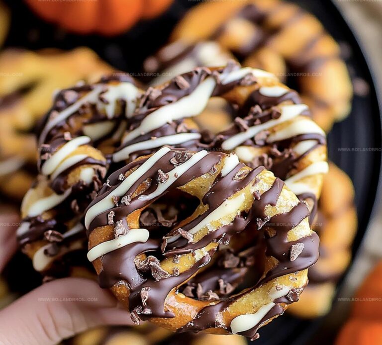 Pumpkin Spice Chocolate Covered Pretzels Recipe