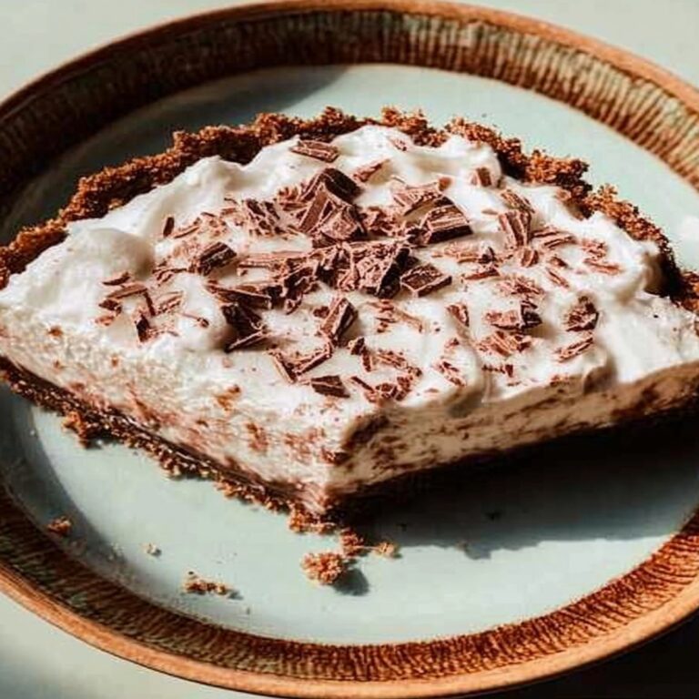 Hot Chocolate Ice Box Pie Recipe