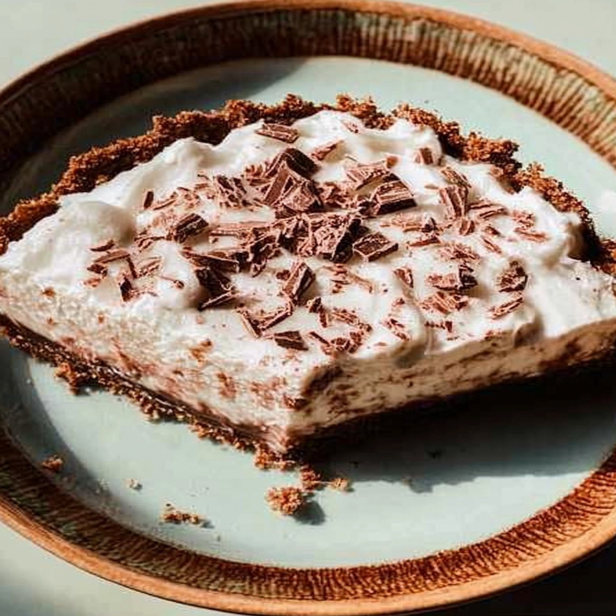 Hot Chocolate Ice Box Pie Recipe