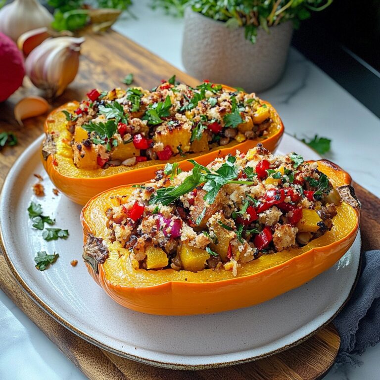 Stuffed Butternut Squash Recipe