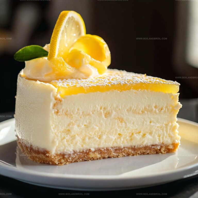 Luscious Lemon Cheesecake Cake Recipe