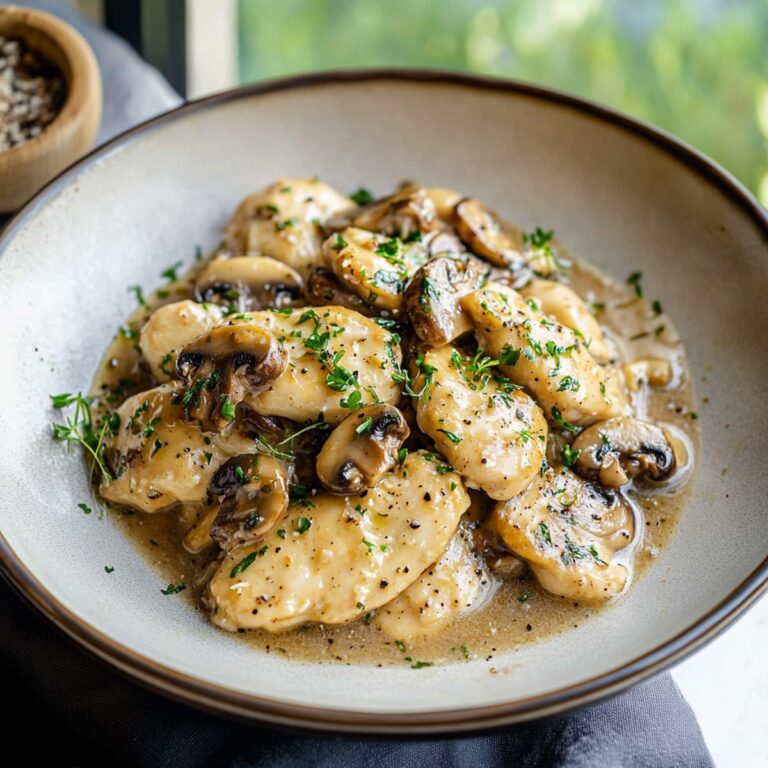 Savory Mushroom Chicken Recipe