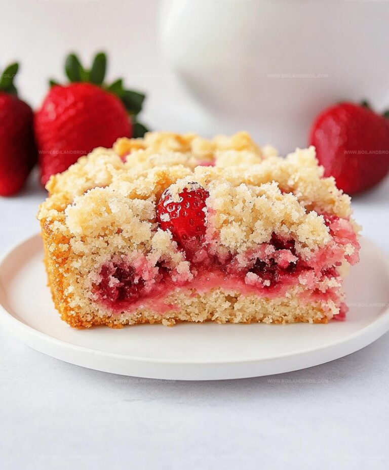 Strawberry Crumb Cake Recipe