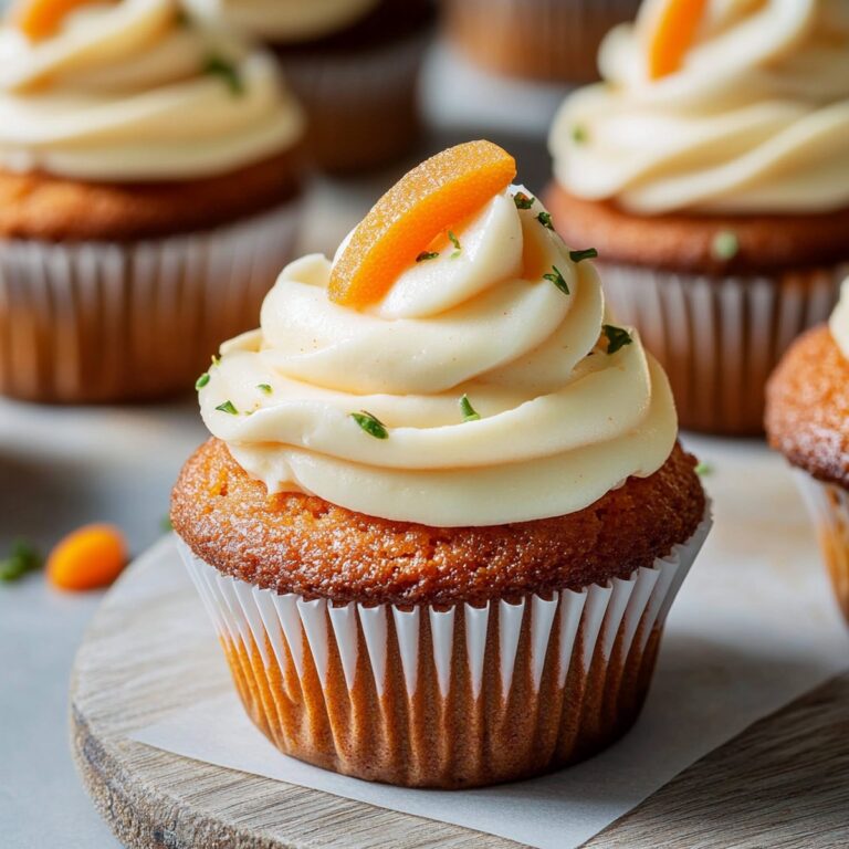 Carrot Cupcakes with Zesty Orange Icing Recipe