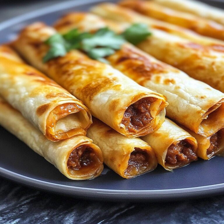 Homemade Taquitos Recipe