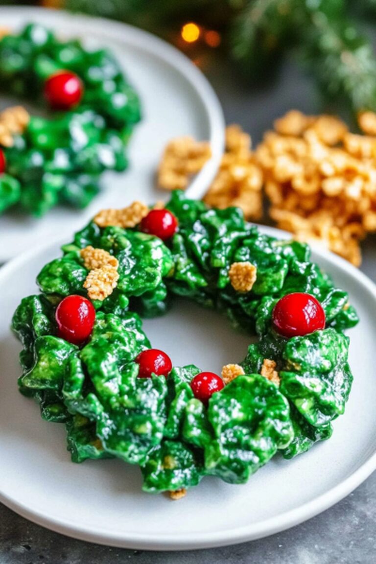 Christmas Wreath Cookies Recipe