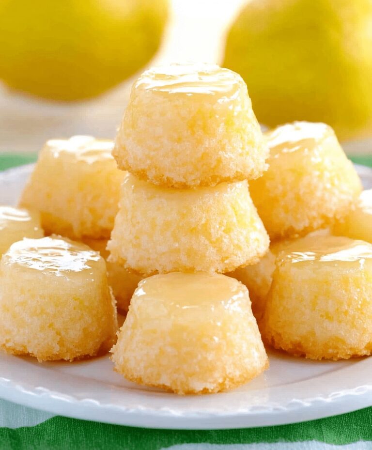 From Scratch Mini Lemon Drop Cakes Recipe