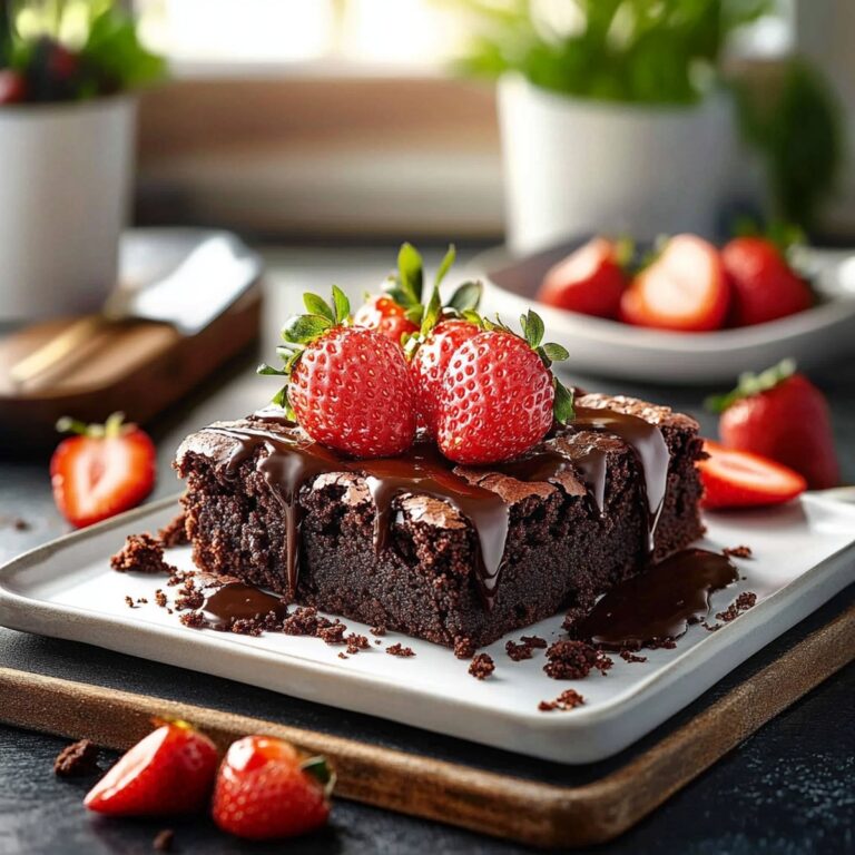 Fudgy Strawberry Brownies Recipe