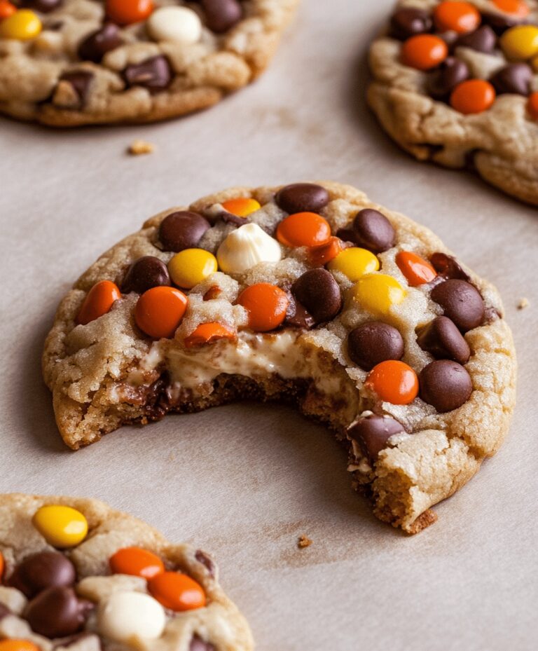 Gooey Reeses Cheesecake Cookies Recipe