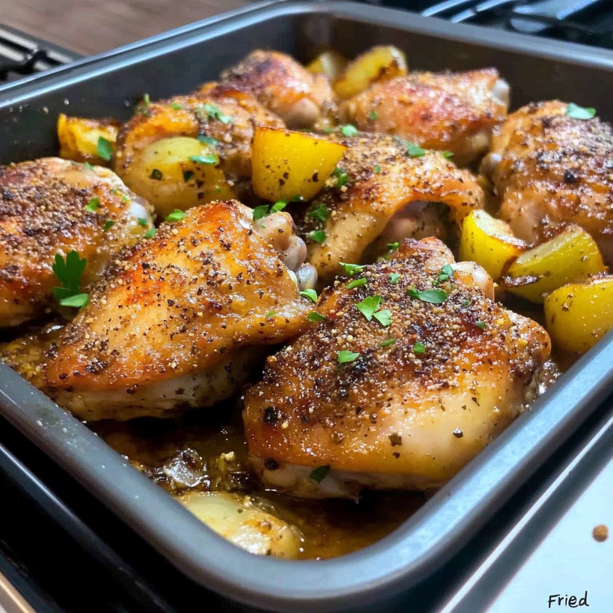 Oven-Fried Chicken Thighs Recipe