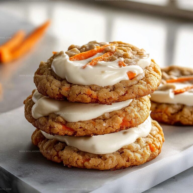 Carrot Cake Cookies with Cream Cheese Frosting Recipe