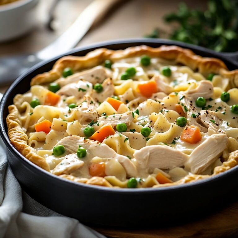 Chicken Pot Pie Noodle Recipe