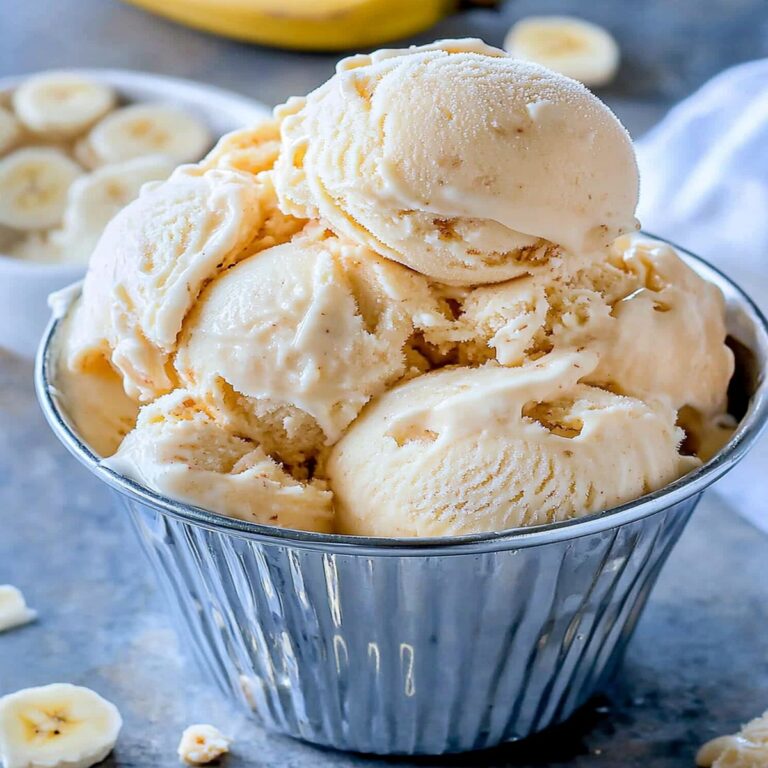 No Churn Banana Ice Cream Recipe
