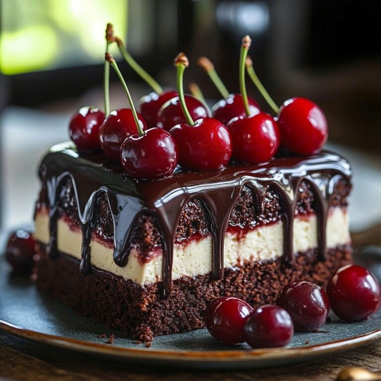 Decadent Cherry Chocolate Cake Recipe
