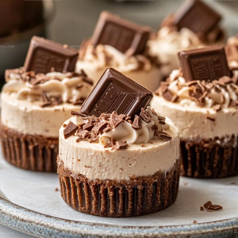 Mini Kit Kat Cheesecakes Recipe