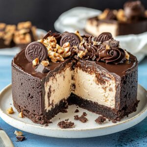 Decadent Chocolate Cookie Cheesecake Recipe