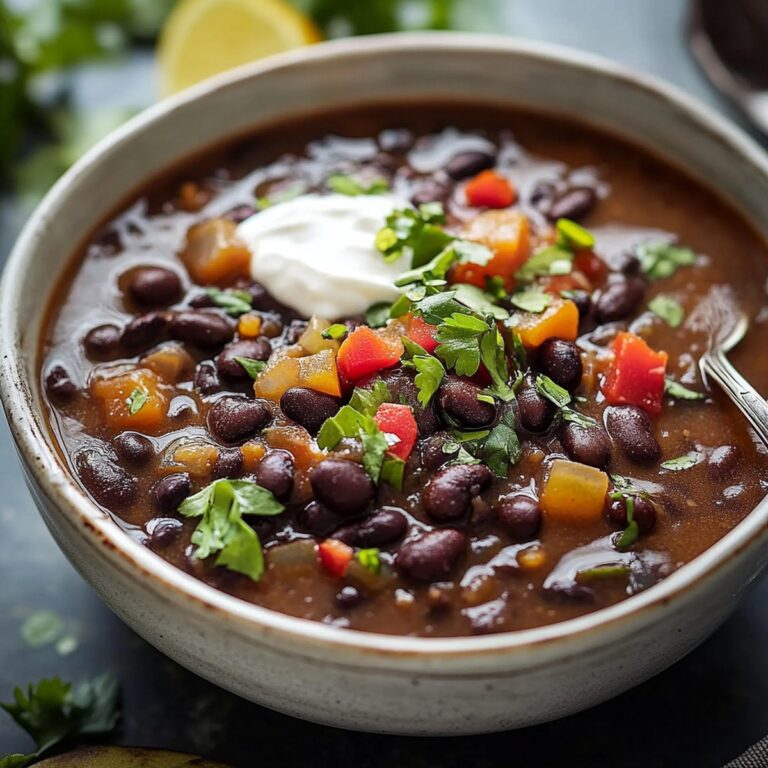 black bean soup Recipe