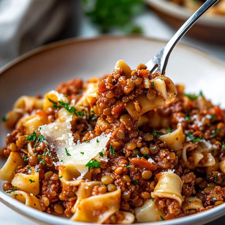 Lentil Bolognese Recipe