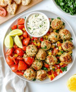 Mediterranean Chicken Meatballs Recipe