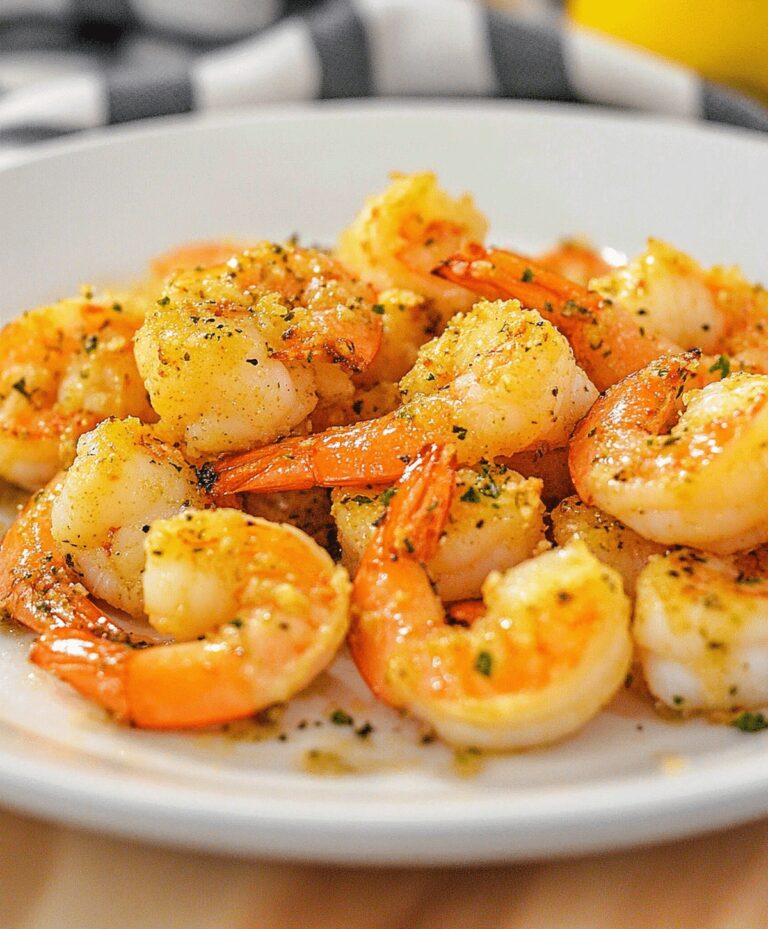 Garlic Parmesan Roasted Shrimp Recipe