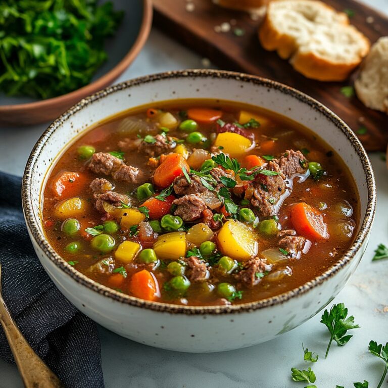 Best Ever Easy Vegetable Beef Soup Recipe