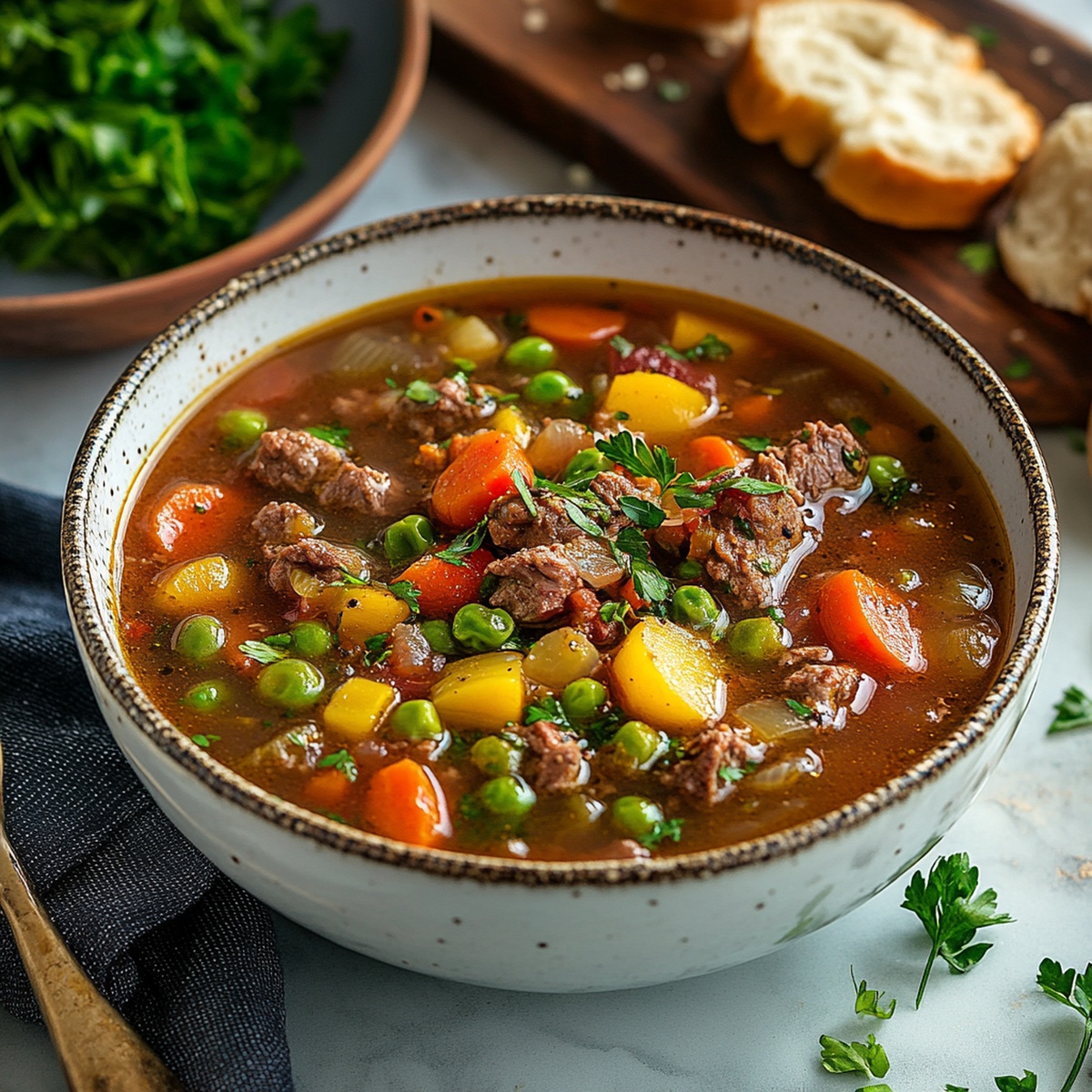 Best Ever Easy Vegetable Beef Soup Recipe