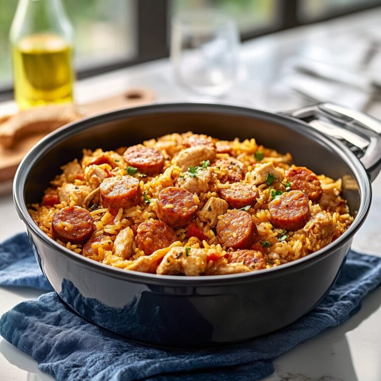Quick Chicken & Sausage Jambalaya Recipe