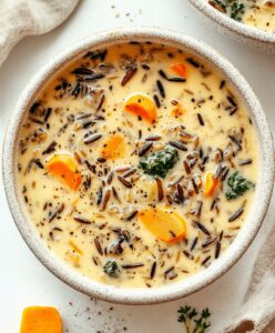 Cozy Autumn Wild Rice Soup Recipe