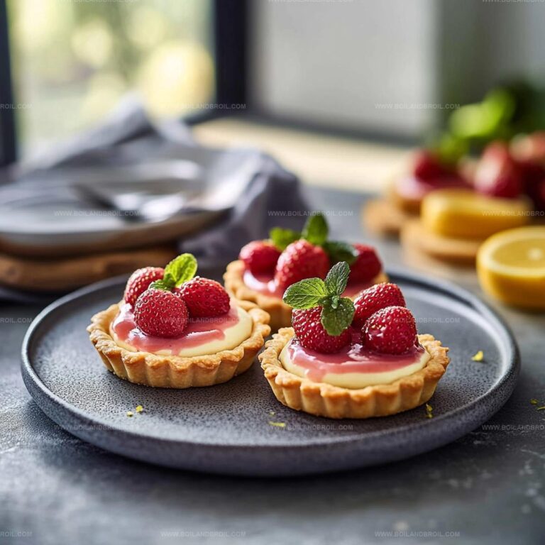 Strawberry Mascarpone Tartlets with Lemon Curd Recipe
