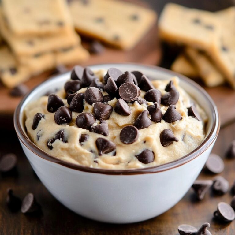 Irresistible Chocolate Chip Cookie Dough Dip Recipe