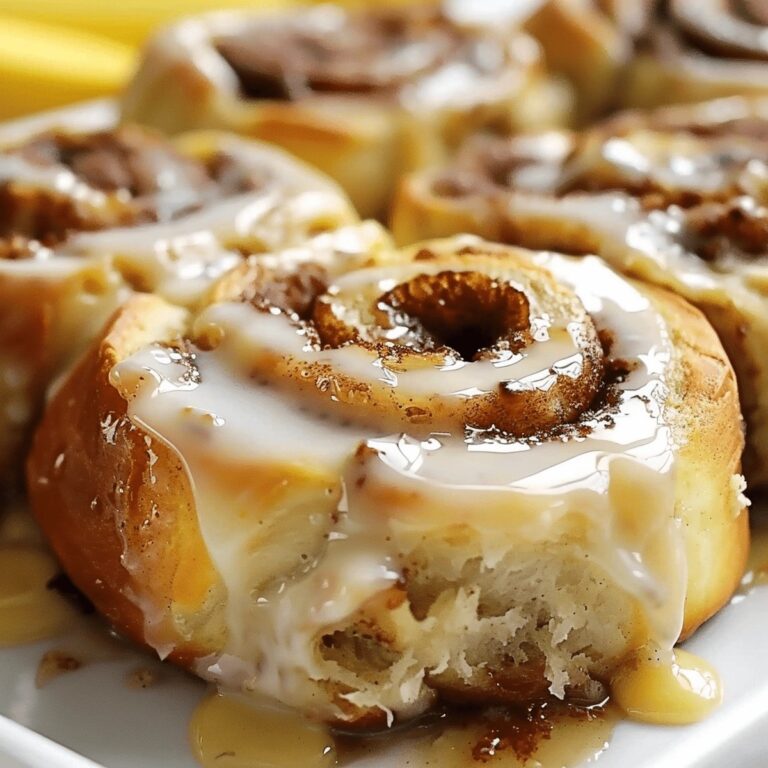 Banana Bread Cinnamon Rolls Recipe